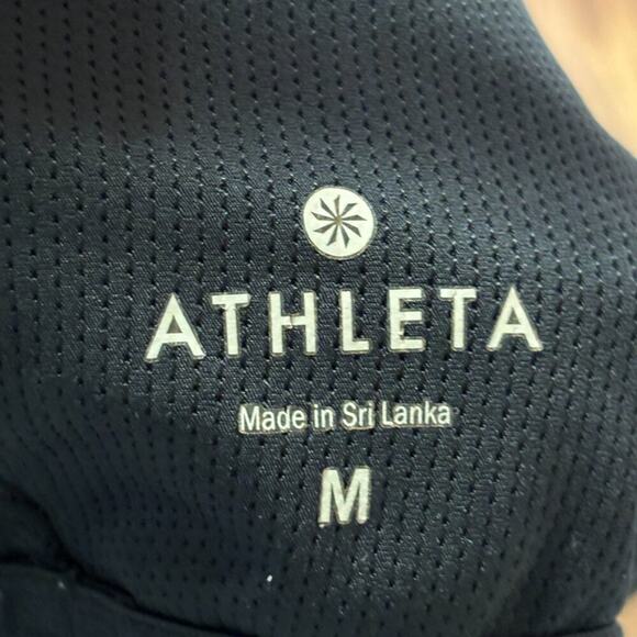 ATHLETA Floral Crush Optimism Tank Black & White SZ M - Picture 6 of 9